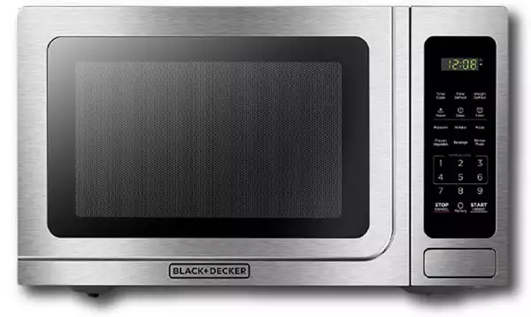 Microwave Oven with Turntable Push