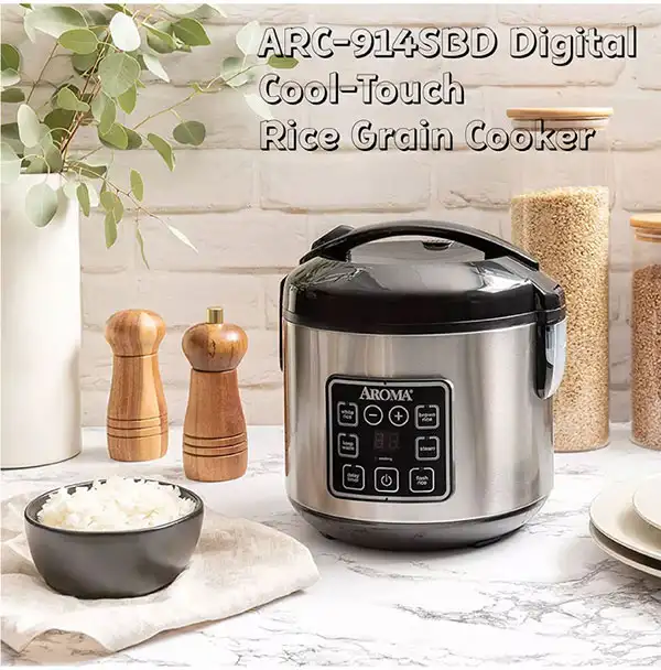 Digital Cool-Touch Rice Grain Cooker
