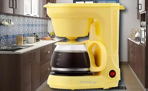 Yellow Drip Coffee Maker