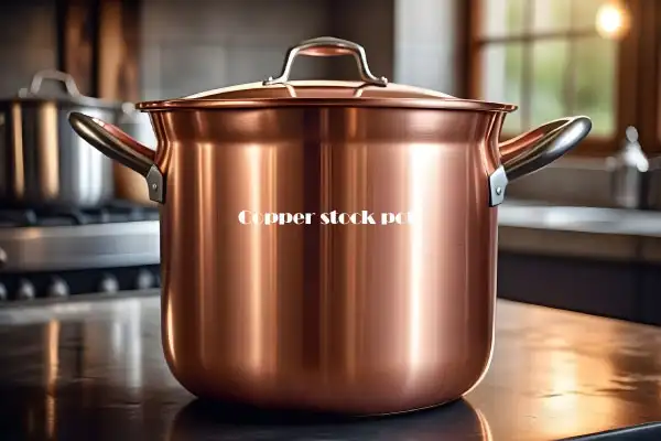 Copper stock pot