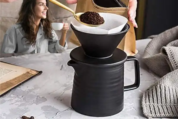 V60 Premium Black Coffee Maker Set