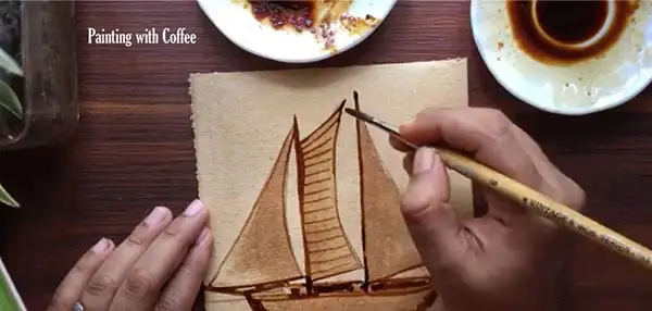 Painting with Coffee